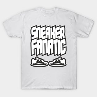 Sneaker Fanatic black sneakers Sport gift shirt. T-Shirt